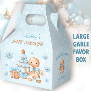 Gingerbread Mann Weihnachtsdusche Große Gabel Geschenkschachtel