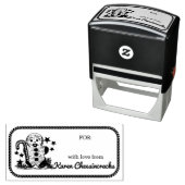 Gingerbread Mann Weihnachtsessen aus der Küche Permastempel (Beispiel)