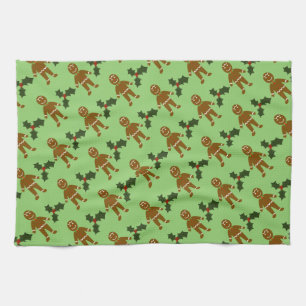 Gingerbread Mann Weihnachtsküche Handtuch