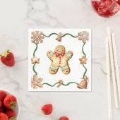 Gingerbread Mann | Weihnachtsservietten Serviette (Beispiel)