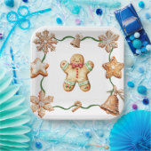 Gingerbread Mann | Winter Weihnachtsplatten Pappteller (Party)