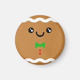 Gingerbread Mann witziger Weihnachtsginger Brotman Magnet