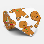 Gingerbread-Männer Krawatte (Gerollt)