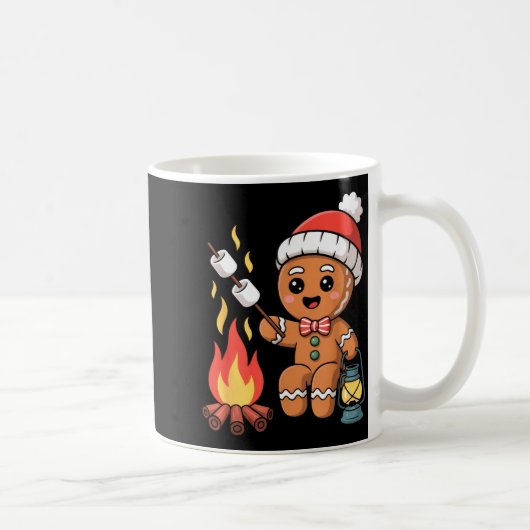 Gingerbread Marshmallow Roaster Camng Christmas Kaffeetasse (Rechts)