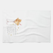 Gingerbread Martini Weihnachtscocktail Rezept Geschirrtuch (Horizontal)