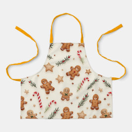 Gingerbread Men, Christmas, Author Natasha Us   Schürze