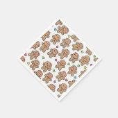 Gingerbread Men Christmas Napkins Serviette (Ecke)