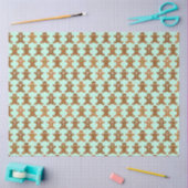 Gingerbread Men Christmas Pattern Seidenpapier (Basteln)