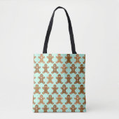 Gingerbread Men Christmas Pattern Tasche (Vorderseite)