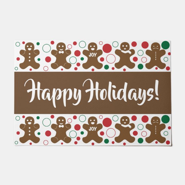 Gingerbread Men - Door Mat Fußmatte (Vorderseite)