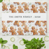 Gingerbread Men Fun Neuheit Alles-über-Print Geschirrtuch (Gefaltet)
