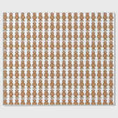 Gingerbread Men Geschenkpapier (Flach)