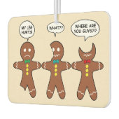 Gingerbread Men My Leg tut weh Autolufterfrischer (Links)