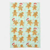 Gingerbread Men Pattern Geschirrtuch (Vertikal)