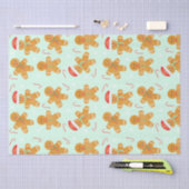 Gingerbread Men Pattern Seidenpapier (Handwerk)