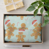 Gingerbread Men Pattern Seidenpapier (Geschenk)