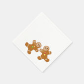 Gingerbread Men Serviette (Ecke)