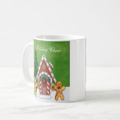 Gingerbread Menschen und Haus Kaffeetasse (Vorderseite Links)