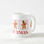 Gingerbread Merry Xmas Tasse (VorderseiteRechts)