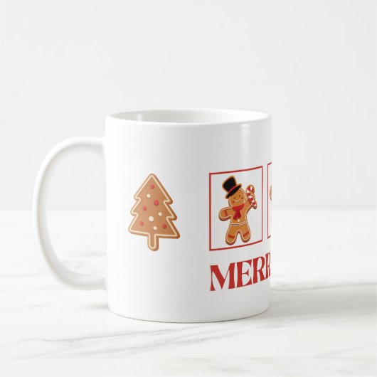 Gingerbread Merry Xmas Tasse (Links)
