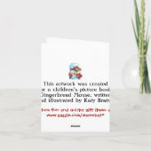 Gingerbread Mouse Feiertagskarte (Rückseite)