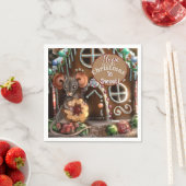 Gingerbread Mouse Weihnachten Serviette (Beispiel)