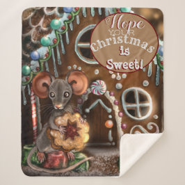 Gingerbread Mouse Weihnachten Sherpadecke