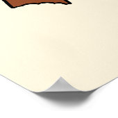 Gingerbread My Leg Hurts Spaß Poster (Ecke)