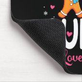 Gingerbread Nk Or Blue Auntie Loves You Christmas Mousepad (Ecke)