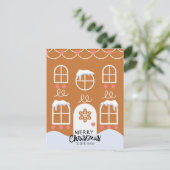 Gingerbread Non-Foto-Ferienkarte Feiertagskarte (Stehend Vorderseite)
