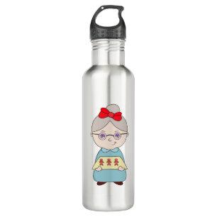 Gingerbread Oma Edelstahlflasche