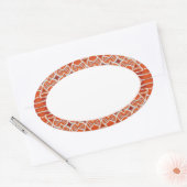 GINGERBREAD Oval Matte Stickers (Umschlag)