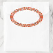 GINGERBREAD Oval Matte Stickers (Tasche)