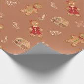 Gingerbread party geschenkpapier (Ecke)