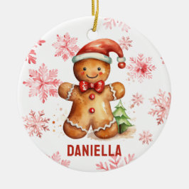 Gingerbread Personalisiertes Baum Ornament