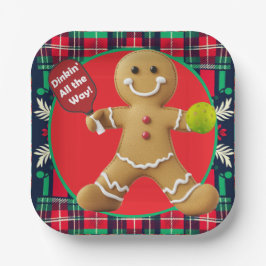 Gingerbread Pickleball Party Pappteller