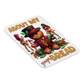 Gingerbread Pimp Funny Urban Weihnachten Magnet (Rechte Seite)