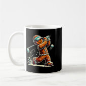 Gingerbread Playing Golf Ball Christmas Golf Lover Kaffeetasse (Links)