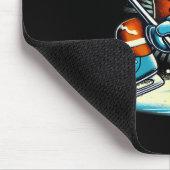 Gingerbread Playing Ice Hockey Lovers Boys Girls C Mousepad (Ecke)