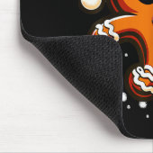 Gingerbread Plays Soccer Bicycle Kick, Cookie Chri Mousepad (Ecke)