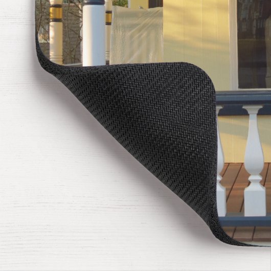 Gingerbread Porch Glow - Martha's Vineyard Mousepad (Ecke)