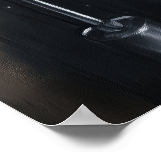 Gingerbread Reading on the Toilet Funny Christmas Poster (Ecke)