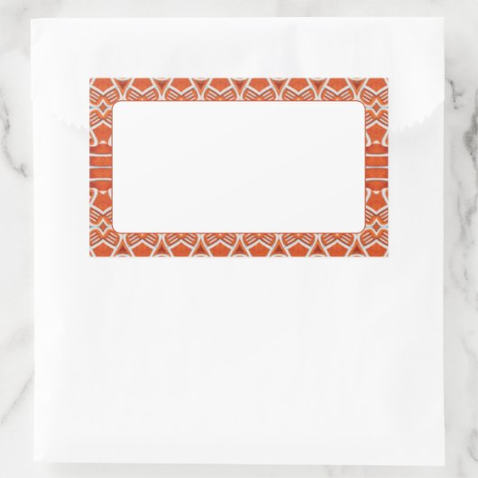 GINGERBREAD Rechteck Matte Stickers (Tasche)