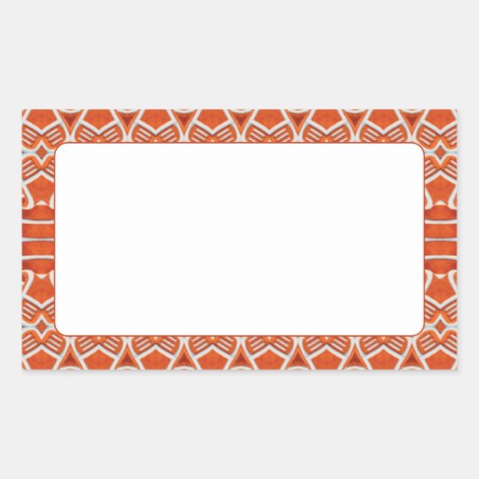 GINGERBREAD Rechteck Matte Stickers (Vorderseite)