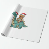 Gingerbread Riad A Dinosaurier Weihnachten Geschenkpapier (Ungerollt)