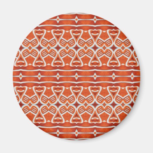GINGERBREAD Round Magnet (Vorne)