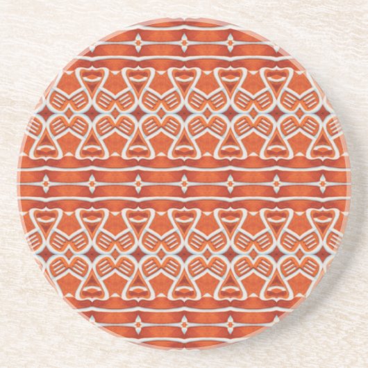 GINGERBREAD Round Sandstone Untersetzer (Vorne)