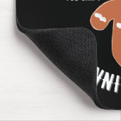 Gingerbread Running Team Fun Gingerbrot Weihnachte Mousepad (Ecke)