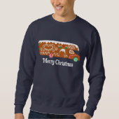 Gingerbread RV Klasse C Camper Weihnachten Grafik Sweatshirt (Vorderseite)