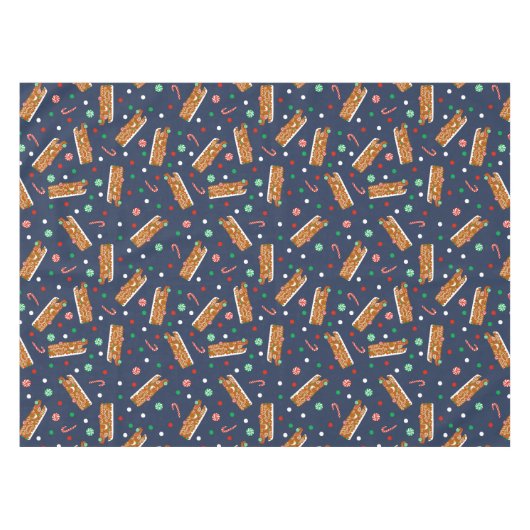 Gingerbread RVs Klasse C Camper Weihnachten Tischdecke (Vorderseite (Horizontal))